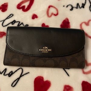 Coach slim envelope wallet